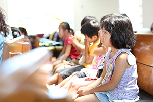 「神様と人から愛される子どもにして下さい。」 これはめぐみ幼児園の子ども達の祈りです。